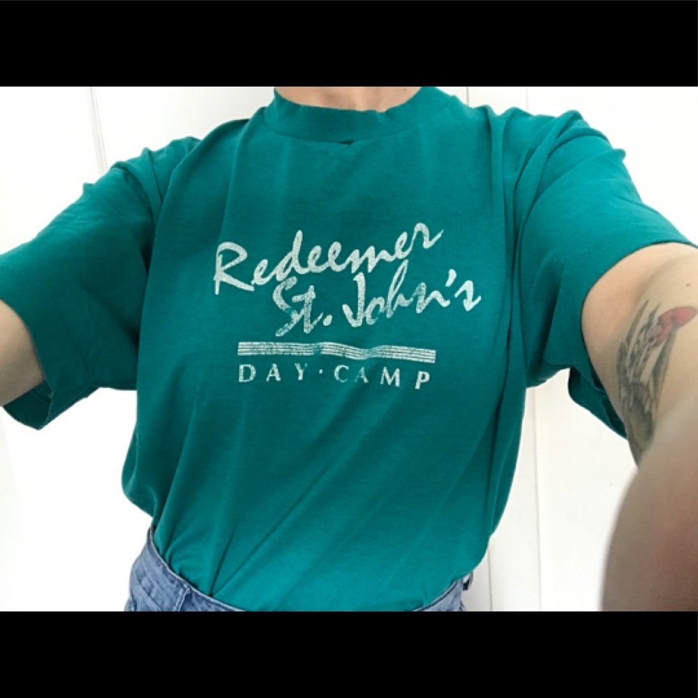 Vintage Day Camp Short Sleeve Tee Counselor Tee